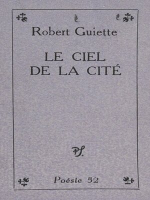 cover image of Le ciel de la cité